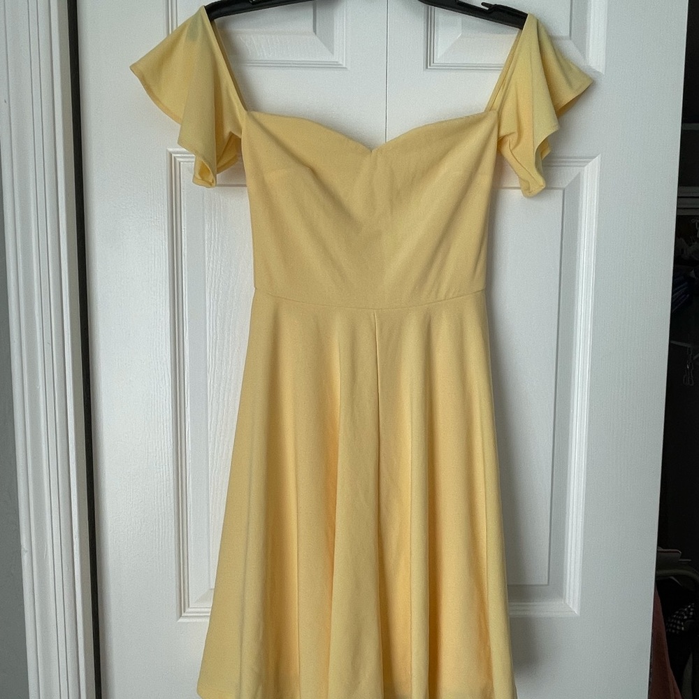 Off the shoulder dress